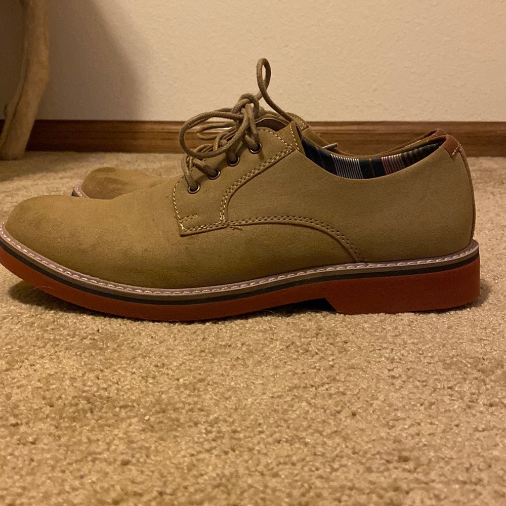 Suede dress shoes